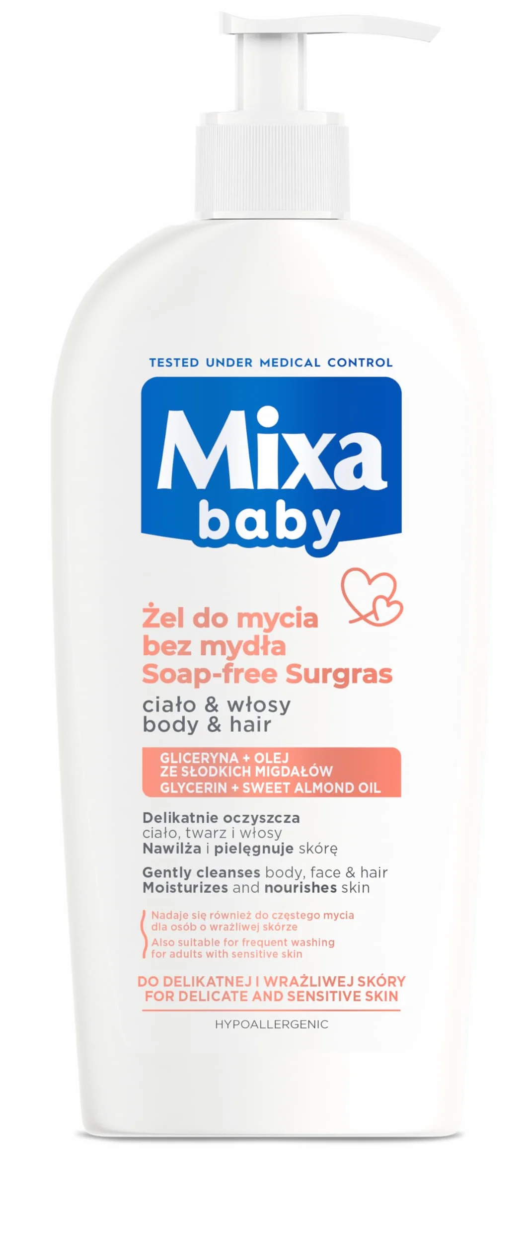 Mixa Baby Szampon 2W1, 400 ml