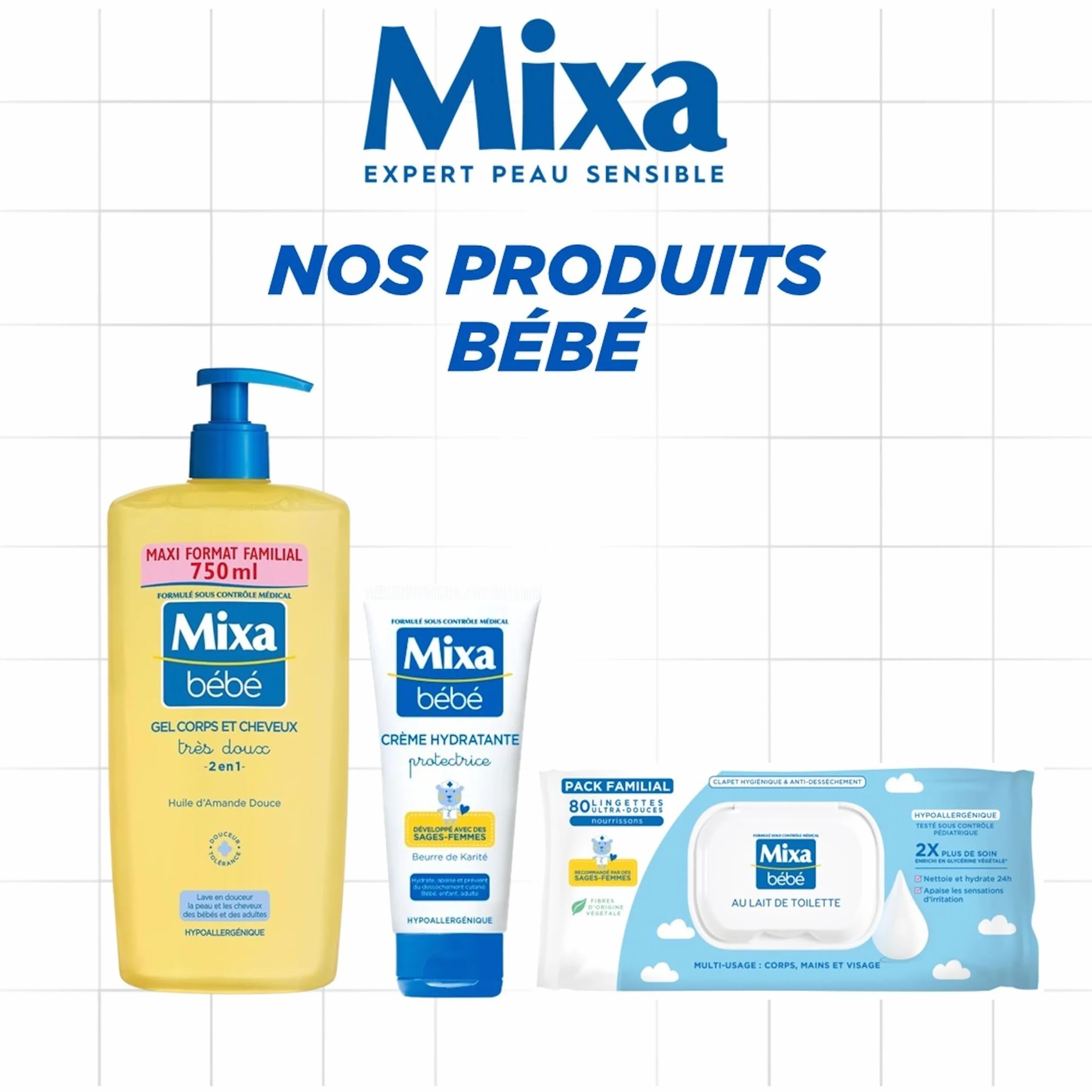 Mixa Hipoalergiczny szampon dla niemowląt 300ml